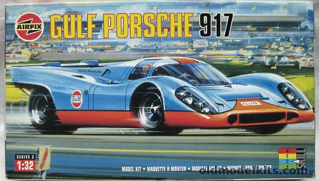 Airfix 1/32 Gulf Porsche 917, 03409 plastic model kit